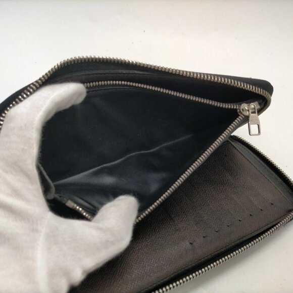 Louis Vuitton LV Long Wallet Black Damier Graphite 350-082425 - Picture 6 of 9